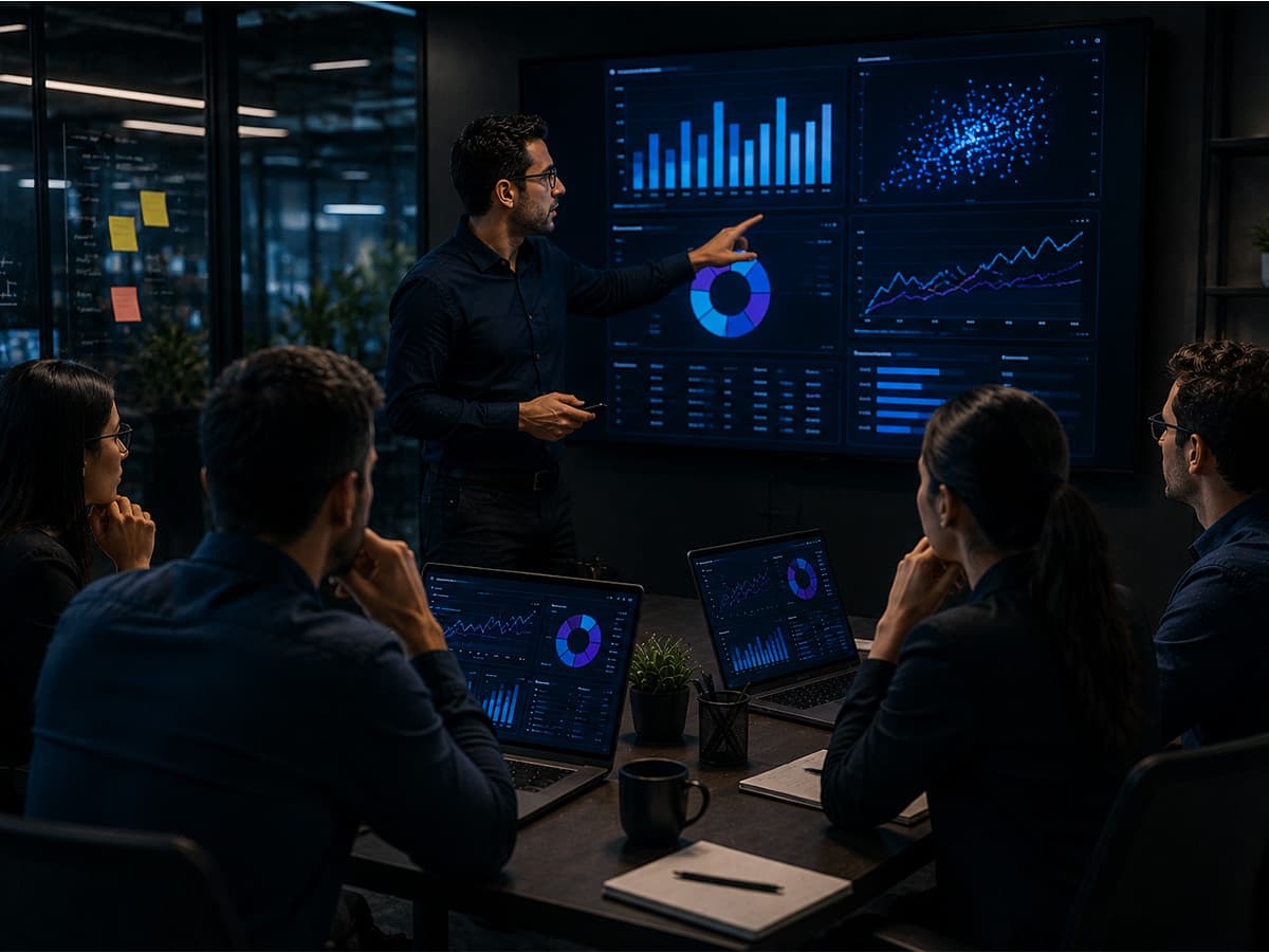 Equipo de trabajo en capacitación empresarial