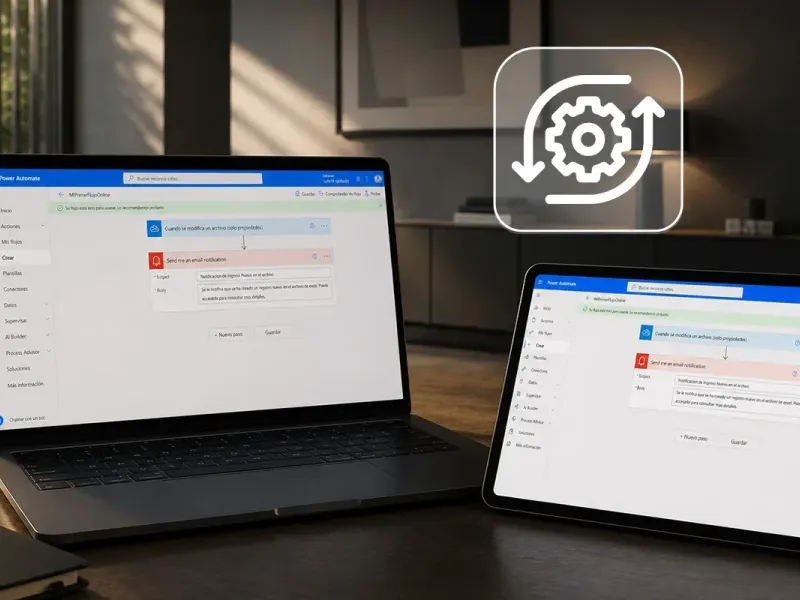 Automatización de flujos de trabajo con Power Automate