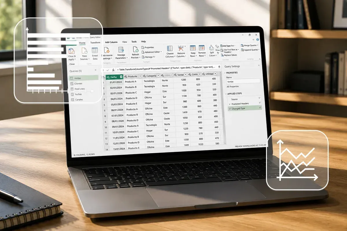 Manipulación y transformación de Datos con Power Query